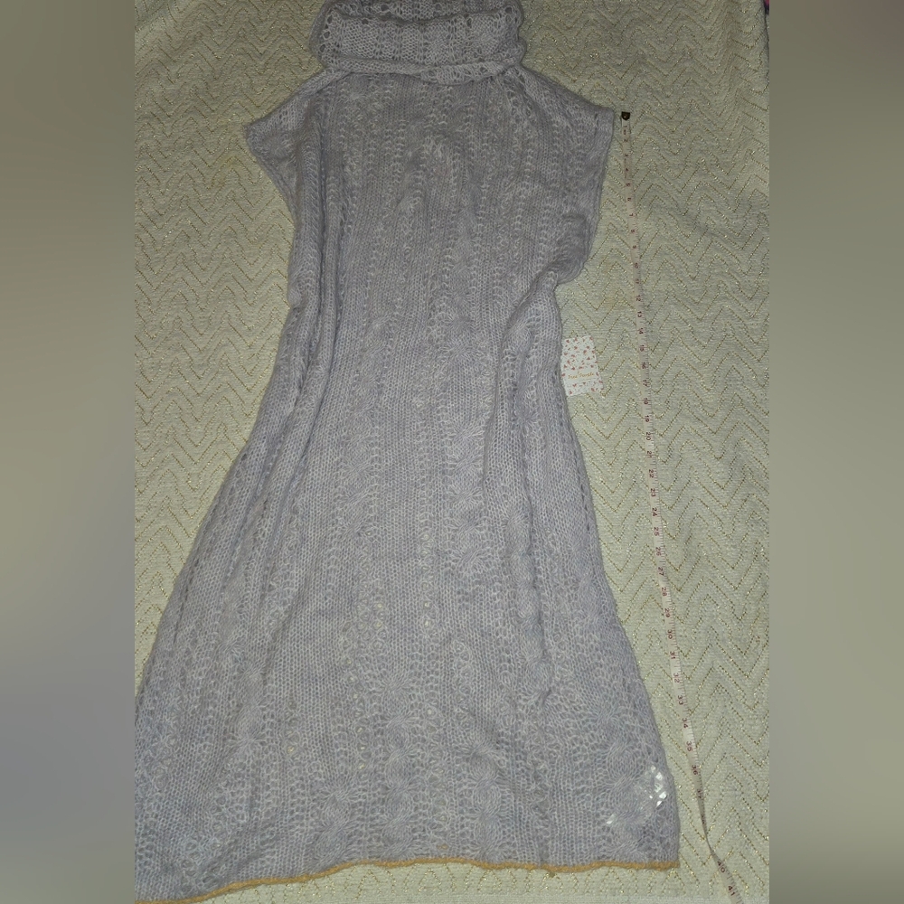 Free People Heather Gray Knit Maxi Dress